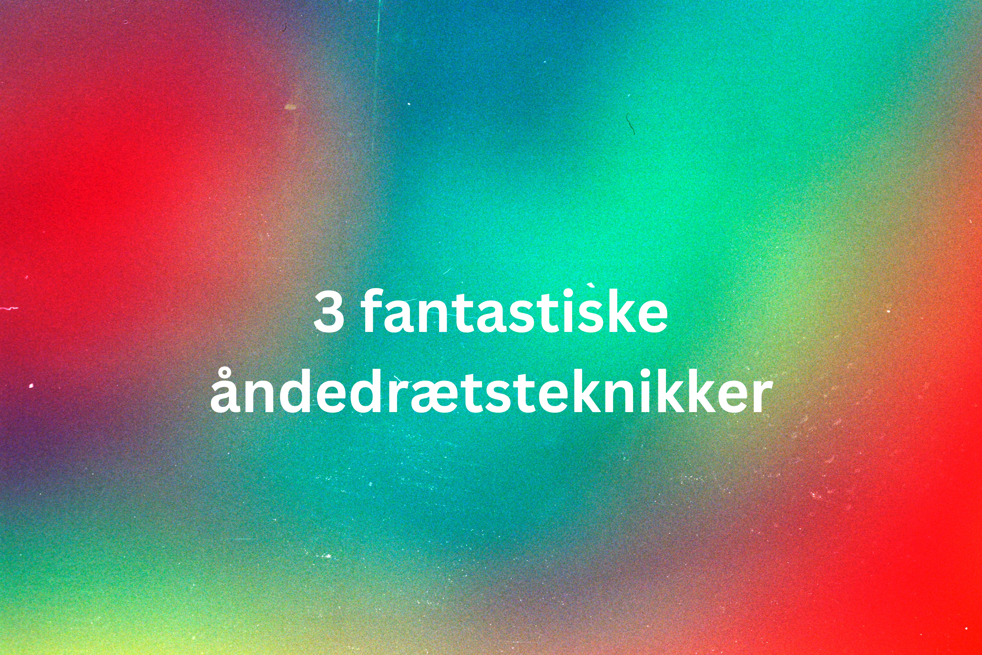 Åndedrætsteknikker